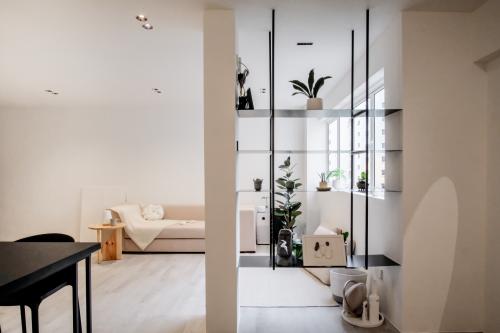 Transitional Living Room at Compassvale