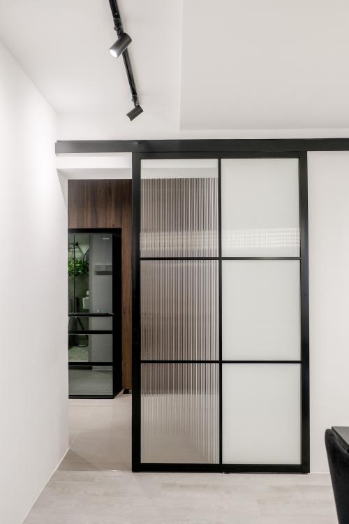 Transitional Living Room at Compassvale