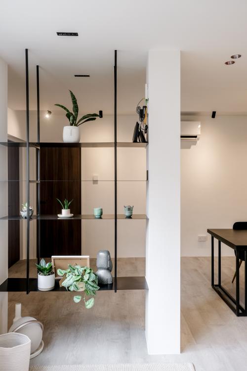 Transitional Living Room at Compassvale