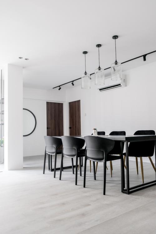 Transitional Living Room at Compassvale