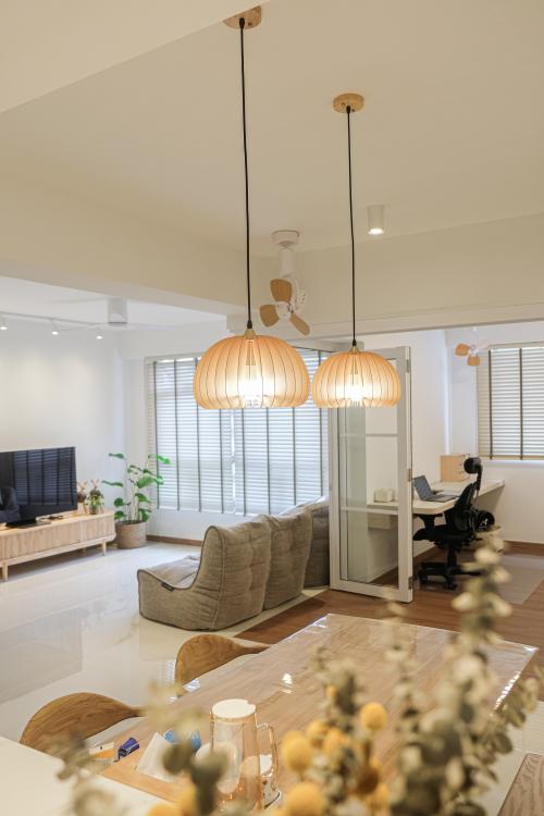Scandinavian Living Room at Clementi Peaks