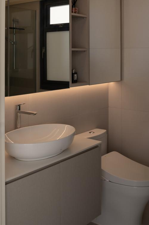 Scandinavian Bathroom at 174B Sengkang