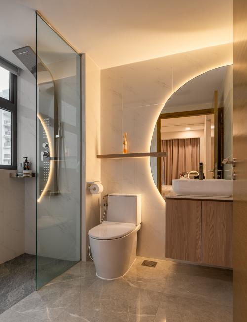 Contemporary Bathroom at The terrace 80