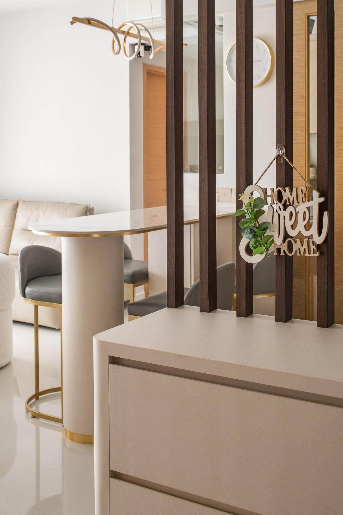 Contemporary Entryway with Seating Bench and Shoe Rack