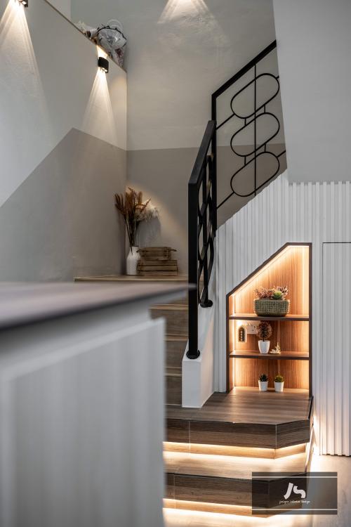 Scandinavian Living Room at 652 Woodlands Ring Road