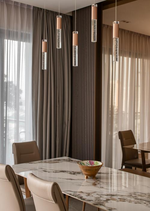 Contemporary Dining Room at parc clematis blk 8
