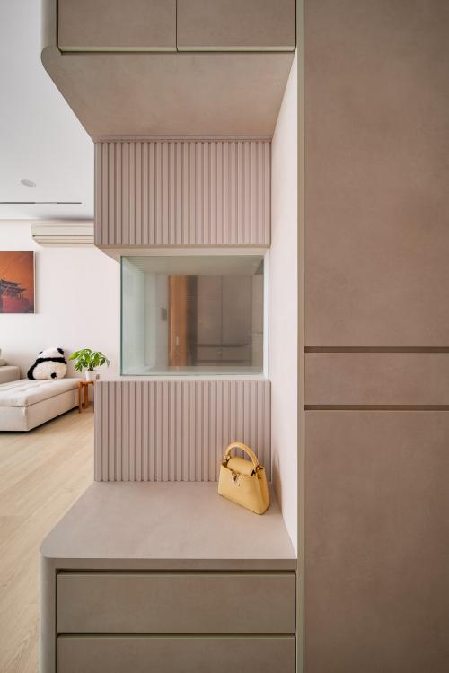 Contemporary Living Room at 76 shenton way