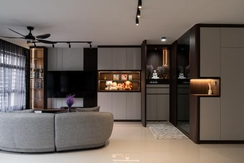 Modern Living Room at Plantation Crescent