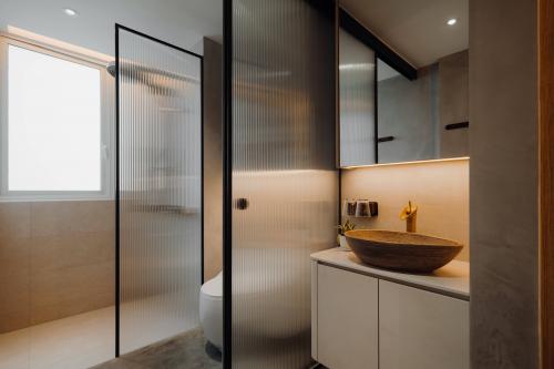 Scandinavian Bathroom at Sun-kissed Sanctuary