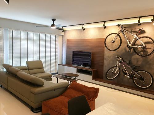 Modern Living Room at Vertical Velocity