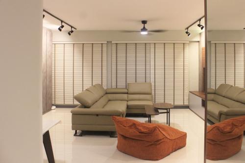Modern Living Room at Vertical Velocity
