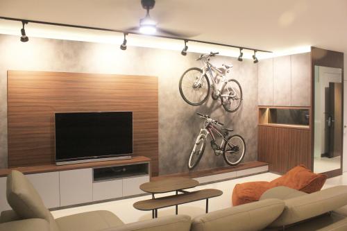 Modern Living Room at Vertical Velocity