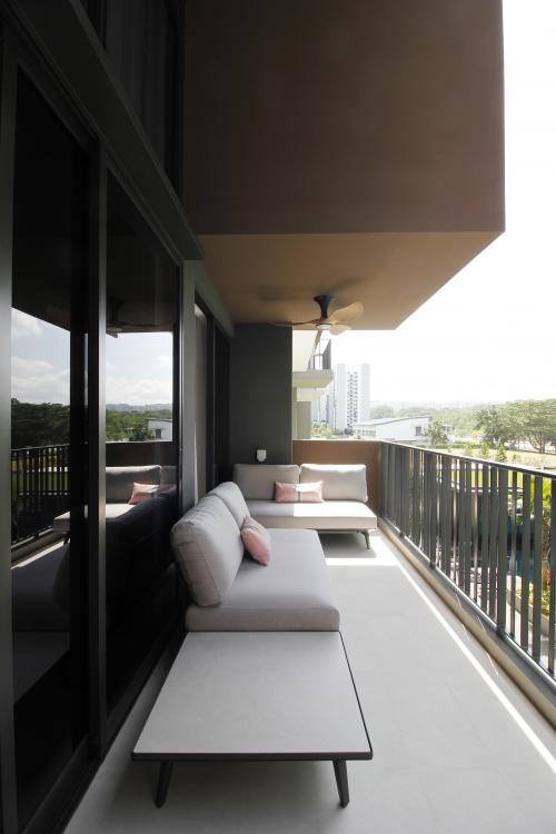 Modern Balcony at Modern Elegance