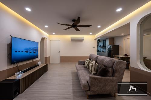 Modern Living Room at 265 Yishun
