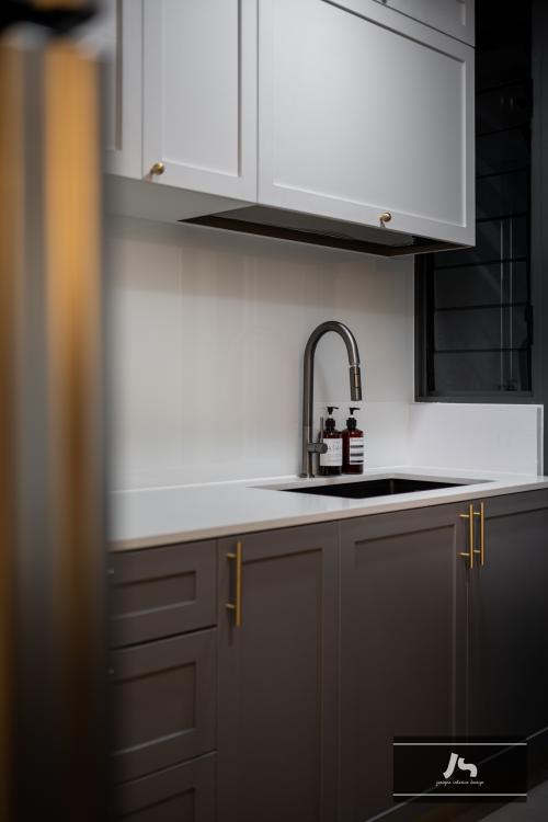 Minimalist Kitchen at Blk 3 Criterion Condo