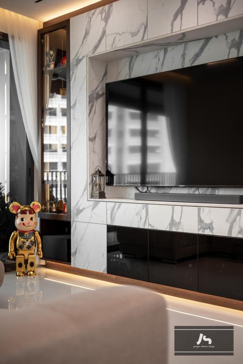 Modern Living Room at 33 Tampines Lane