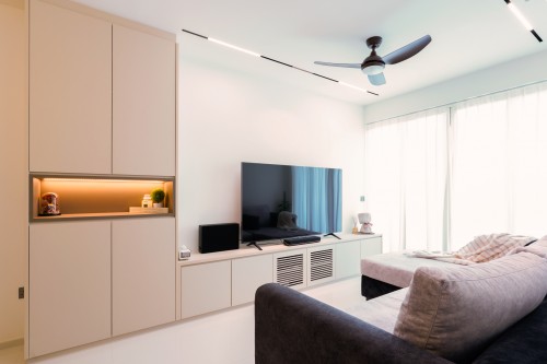 Modern Living Room at Timeless Luxury