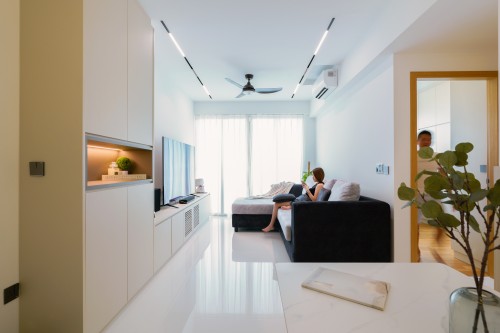 Modern Living Room at Timeless Luxury