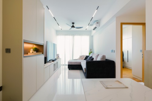 Modern Living Room at Timeless Luxury