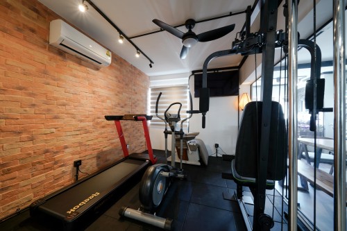 Industrial Home Gym at Antique Hermitage