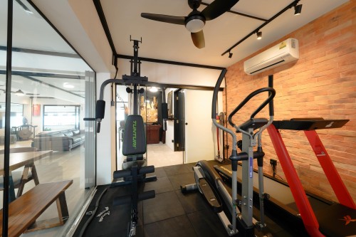 Industrial Home Gym at Antique Hermitage