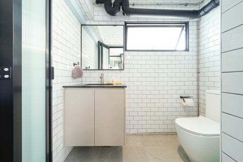 Industrial Bathroom at Antique Hermitage