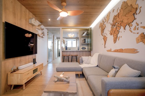 Scandinavian Living Room at Harmony Haven
