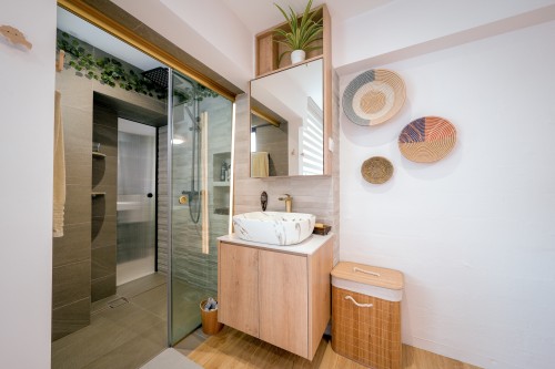 Scandinavian Bathroom at Harmony Haven