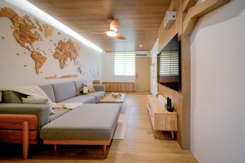 Scandinavian Living Room at Harmony Haven