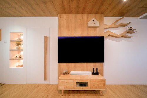 Scandinavian Living Room at Harmony Haven