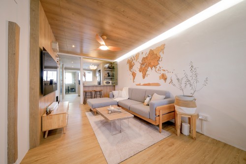 Scandinavian Living Room at Harmony Haven