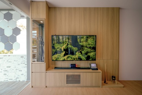 Scandinavian Living Room at Minimalist Zen Forge