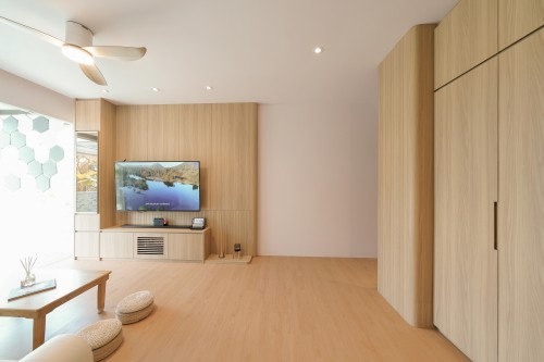 Scandinavian Living Room at Minimalist Zen Forge