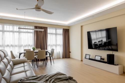 Contemporary Living Room at Upper Jurong Road