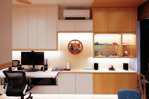 Asian Home Office at Elegance in Tranquility