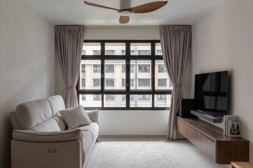 Contemporary Living Room at 212A Bidadri Park Drive