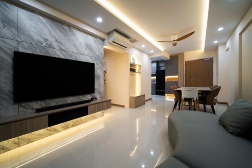 Modern Living Room at Fernvale Vines
