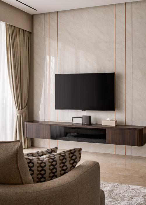 Contemporary Living Room at kopar newton