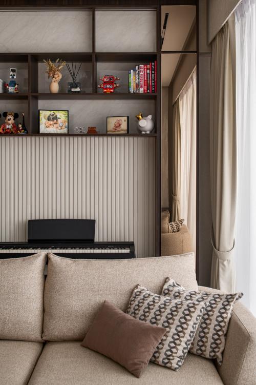 Contemporary Living Room at kopar newton