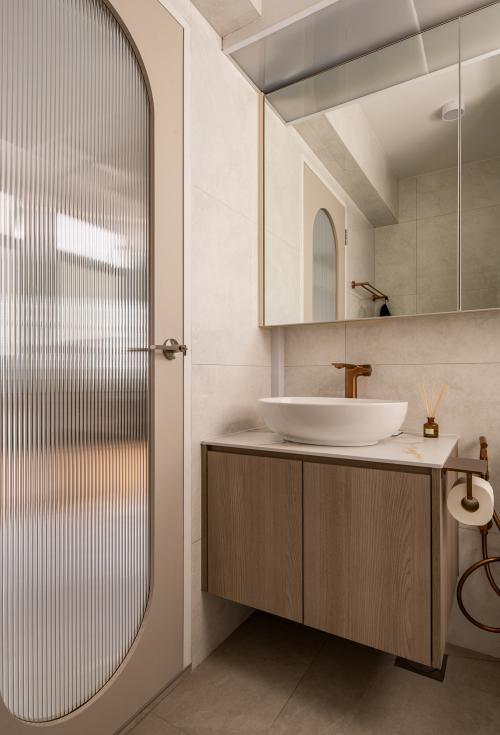 Contemporary Bathroom at 446a bukit batok