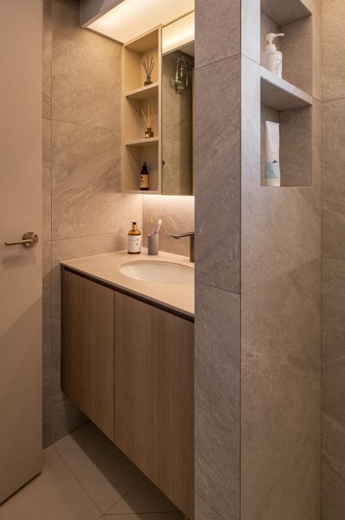 Contemporary Bathroom at 446a bukit batok