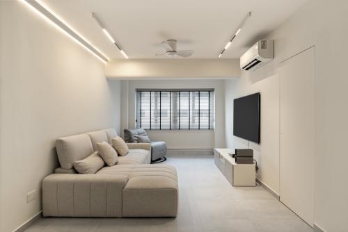 Minimalist Living Room at Jalan Tenaga