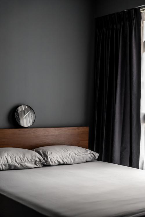 Industrial Bedroom at 438B Northshore Drive
