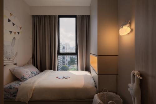 Scandinavian Bedroom at Sengkang Grand Residences