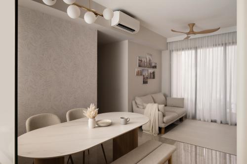 Scandinavian Living Room at Sengkang Grand Residences