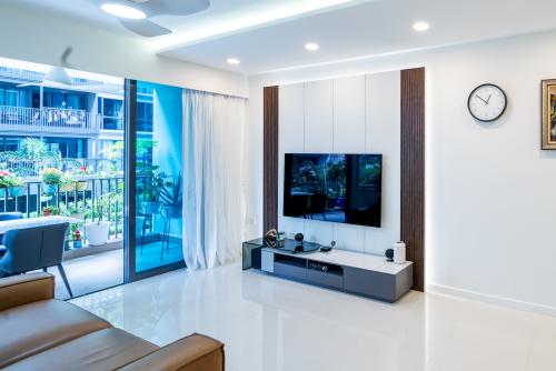 Modern Living Room at 1 Tampines Lane