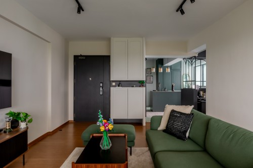 Contemporary Living Room at Segar Road
