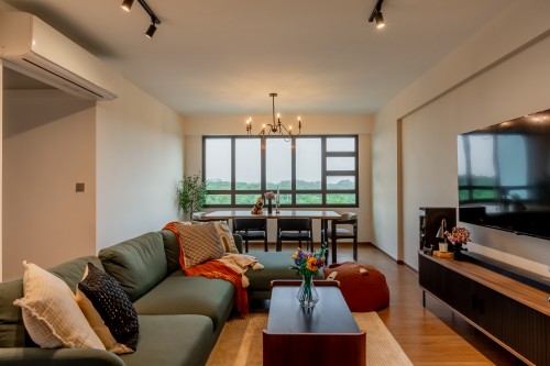Contemporary Living Room at Segar Road