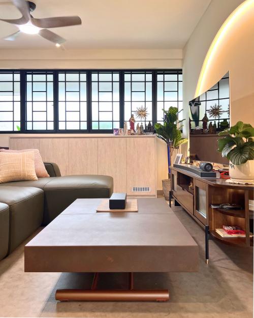 Scandinavian Living Room at MARINE TERRACE
