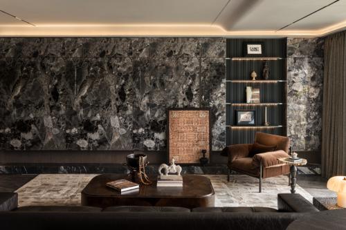 Contemporary Living Room at Scotts Square